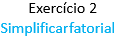 permuta��o fatorial