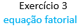 fatorial permuta��o